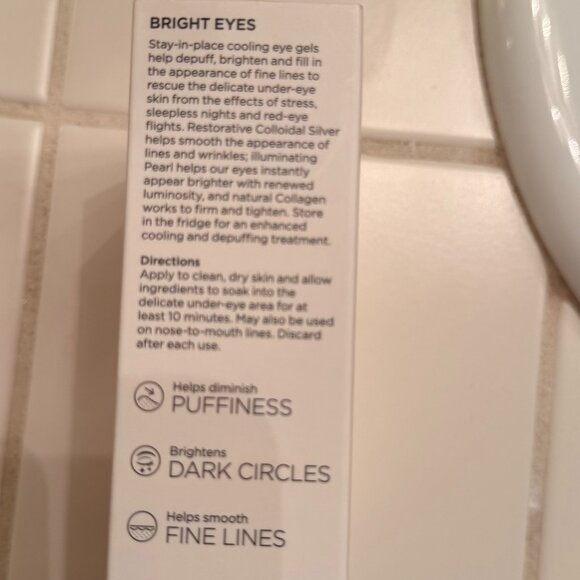 NEW, UNOPENED 15 Pairs Beauty Bio Bright Eyes Gel Eye Mask Treatments - Picture 3 of 14